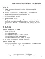 Preview for 3 page of Wagan Brite-Nite Wayfinder LED Light User Manual