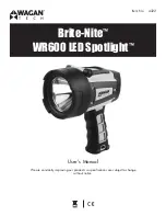 Wagan Brite-Nite WR600 User Manual preview