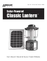 Wagan Classic Lantern 8533 User Manual предпросмотр