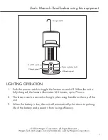 Preview for 3 page of Wagan Classic Lantern 8533 User Manual