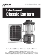 Предварительный просмотр 1 страницы Wagan Classic Lantern User Manual