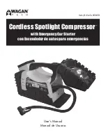 Wagan Cordless Spotlight Compressor User Manual предпросмотр