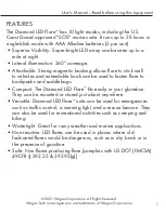 Preview for 3 page of Wagan Diamond LED Flare 4002 User Manual