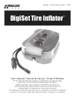 Wagan DigiSet Tire Inflator User Manual предпросмотр