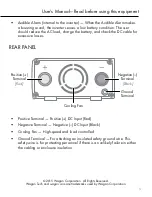 Preview for 7 page of Wagan Elite 400W PRO User Manual