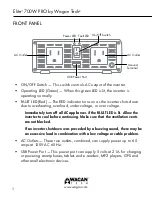 Preview for 4 page of Wagan Elite 700W PRO User Manual