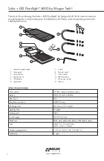 Preview for 2 page of Wagan Floodlight 4800 User Manual