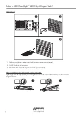 Предварительный просмотр 8 страницы Wagan Floodlight 4800 User Manual