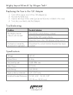 Preview for 6 page of Wagan IMPACT DRIVER - IMPACT WRENCH 2257 User Manual