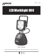 Предварительный просмотр 1 страницы Wagan LED Worklight 900 User Manual