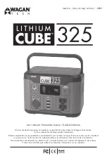 Wagan Lithium Cube 325 User Manual preview