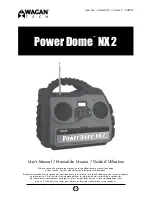 Wagan Power Dome NX 2 User Manual preview