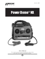 Wagan Power Dome NX 2485 User Manual preview