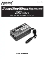 Wagan PURE SINE WAVE INVERTER 9754 User Manual preview