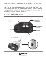 Preview for 2 page of Wagan Smart AC 100W USB User Manual