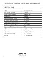 Preview for 6 page of Wagan Smart AC 100W USB User Manual