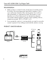 Предварительный просмотр 4 страницы Wagan Smart AC 2003-5 User Manual