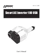 Preview for 1 page of Wagan Smart AC Inverter 00 USB User Manual