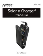 Wagan Solar e Charger Exec-Duo User Manual preview