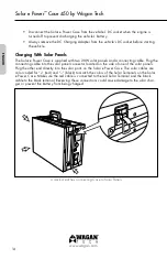 Предварительный просмотр 14 страницы Wagan SOLAR e POWER CASE 450 User Manual