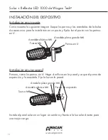 Предварительный просмотр 16 страницы Wagan Solar + LED Floodlight 1000 User Manual