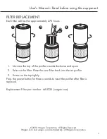 Предварительный просмотр 5 страницы Wagan USB Air Purifier User Manual