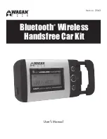 Предварительный просмотр 1 страницы Wagan Wireless Handsfree Car Kit User Manual