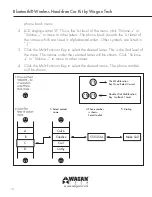 Предварительный просмотр 10 страницы Wagan Wireless Handsfree Car Kit User Manual