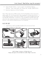 Предварительный просмотр 13 страницы Wagan Wireless Handsfree Car Kit User Manual