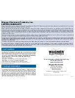 Preview for 3 page of Wagner Electronics Rapid RH Installation Instructions