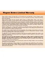 Предварительный просмотр 13 страницы Wagner Meters Rapid RH 4.0 EX Manual