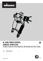 WAGNER AC 4500 PROFESSIONAL Translation Of The Original Operating Instructions preview