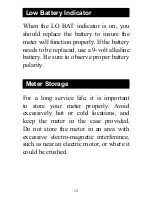 Preview for 12 page of WAGNER BI 2200 Instruction Manual