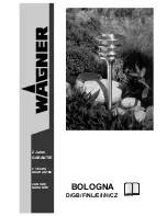 WAGNER BOLOGNA Manual preview