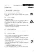 Предварительный просмотр 13 страницы WAGNER Cobra 40-10/2K Translation Of The Original Operating Manual