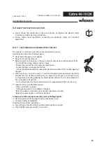 Preview for 14 page of WAGNER Cobra 40-10/2K Translation Of The Original Operating Manual