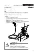 Предварительный просмотр 27 страницы WAGNER Cobra 40-10/2K Translation Of The Original Operating Manual