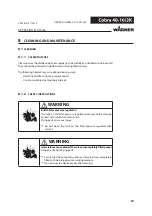 Предварительный просмотр 39 страницы WAGNER Cobra 40-10/2K Translation Of The Original Operating Manual