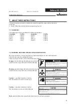 Preview for 5 page of WAGNER Cobra 40-10 Operating Manual