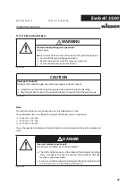 Предварительный просмотр 42 страницы WAGNER Evobell 3500 Translation Of The Original Operating Manual