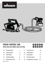 WAGNER FINISH CONTROL 5500 Operating Manual preview