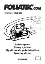 WAGNER FOLIATEC Spray system Manual preview