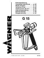 WAGNER G 15 Operating Instructions Manual preview
