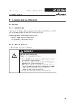 Preview for 59 page of WAGNER GA 5000EACEC Operating Manual