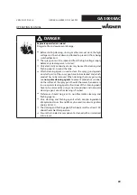 Preview for 60 page of WAGNER GA 5000EACEC Operating Manual