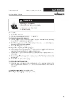 Preview for 62 page of WAGNER GA 5000EACEC Operating Manual