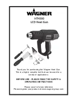 WAGNER HT4500 Operating Instructions Manual preview