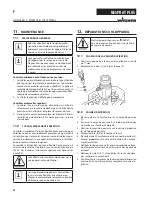 Preview for 88 page of WAGNER NESPRAY PLUS Operating Instructions Manual