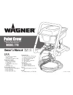 WAGNER Paint Crew 770 Owner'S Manual preview