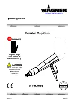 WAGNER PEM-CG3 Operating Manual предпросмотр